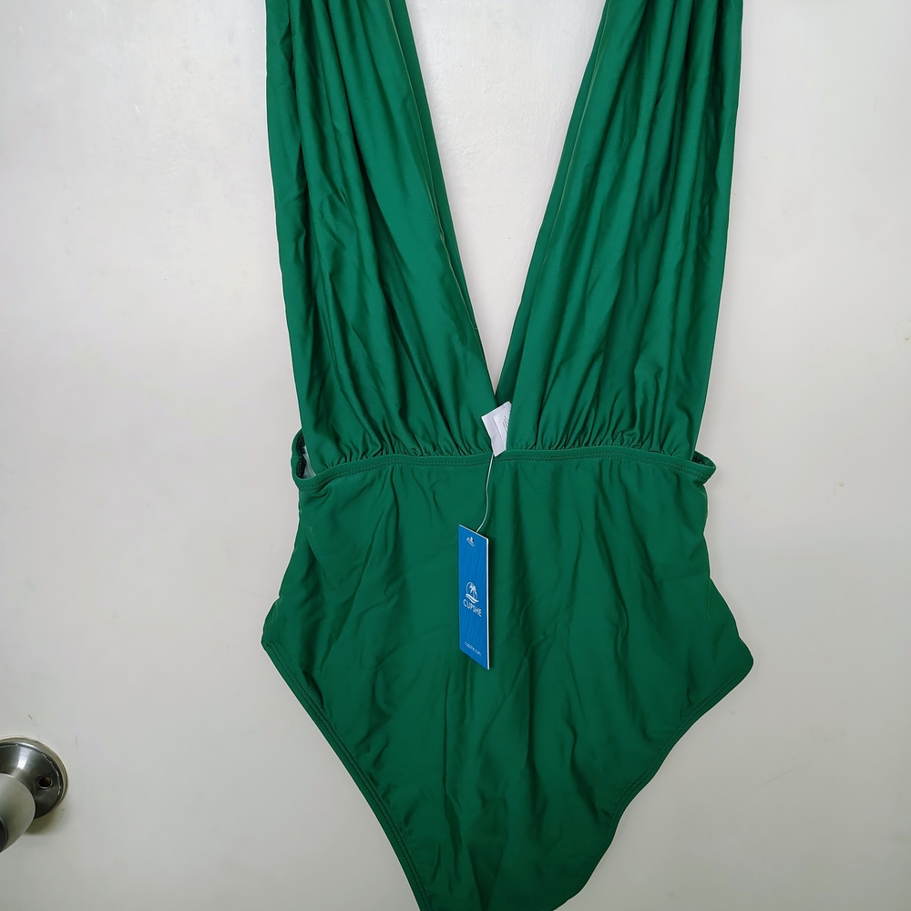 Cupshe Green Women's One Piece Swimsuit - Picture 3 of 3